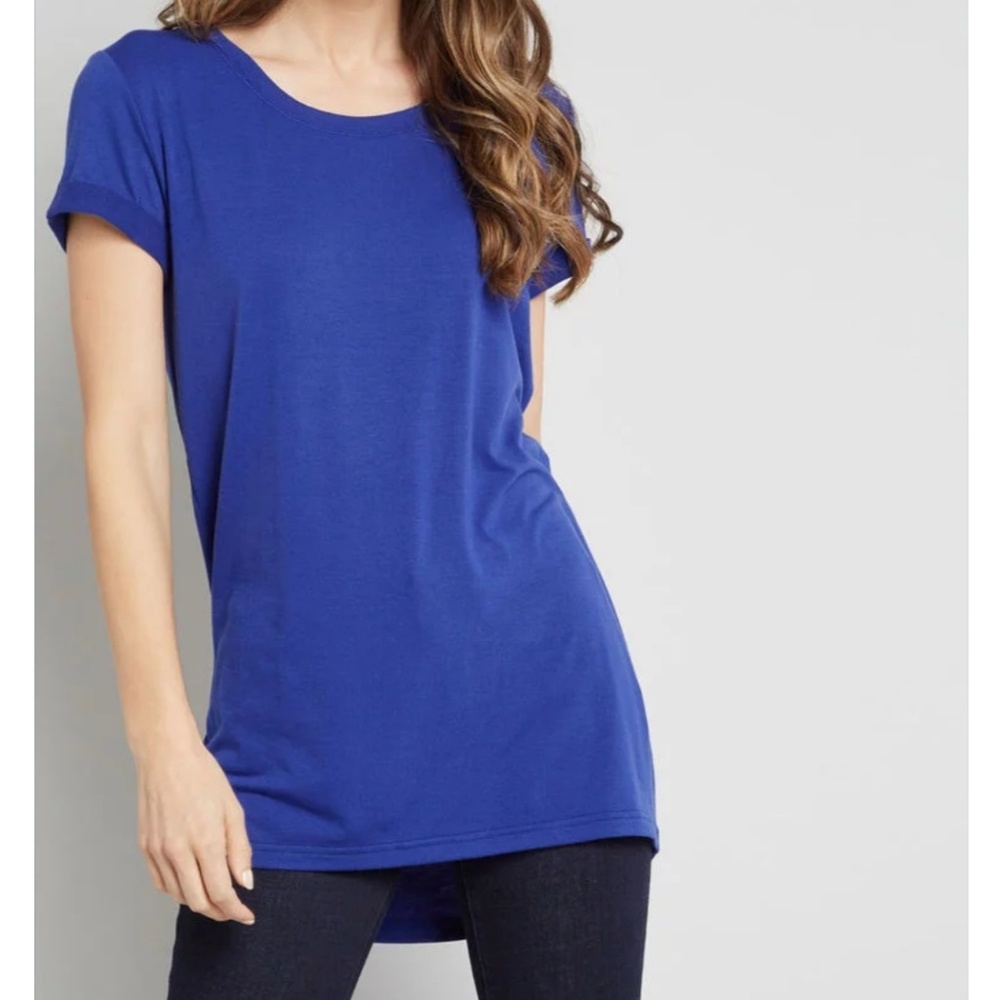 Modcloth Simplicity on a Saturday Tunic Sapphire